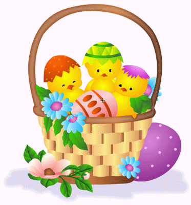 easter eggs in a basket coloring pages. Easter Basket